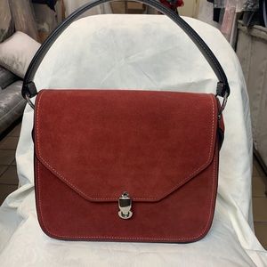 Brand new Zara red suede bag 💼